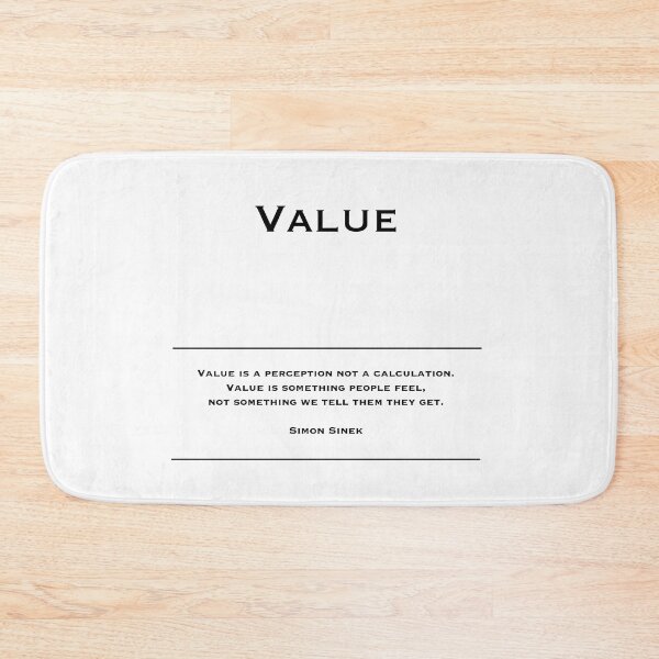 Item preview, Value - Motivational Quotes. Inspirational Quotes. Wall Art.  designed and sold by Read This Already.
