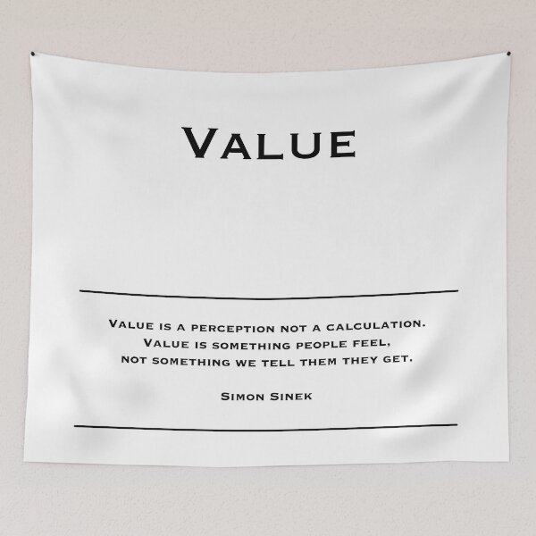 Item preview, Value - Motivational Quotes. Inspirational Quotes. Wall Art.  designed and sold by Read This Already.