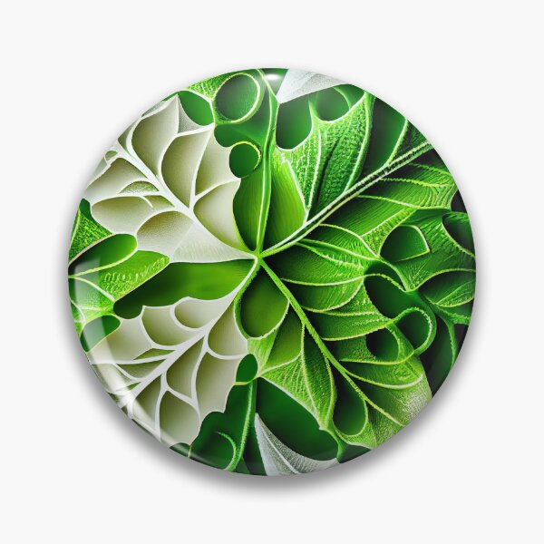 Artikelvorschau, Green White Natural Pattern Digital Painting entworfen und verkauft von CodeAndColors.