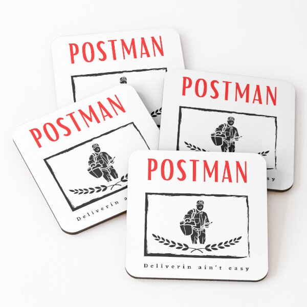 Item preview,  Postman Deliverin ain't Easy funny motivational design designed and sold by DigitalMagShop.