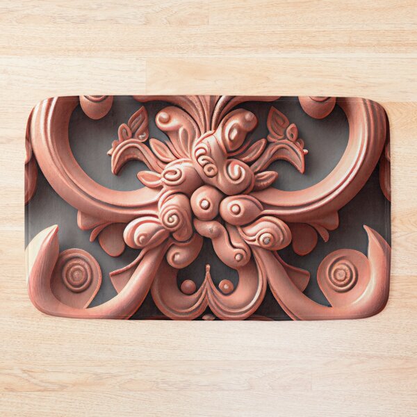Item preview, Clay Delicate Baroque Industrial Pattern Digital Painting designed and sold by CodeAndColors.