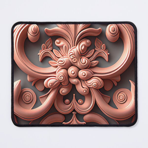 Item preview, Clay Delicate Baroque Industrial Pattern Digital Painting designed and sold by CodeAndColors.