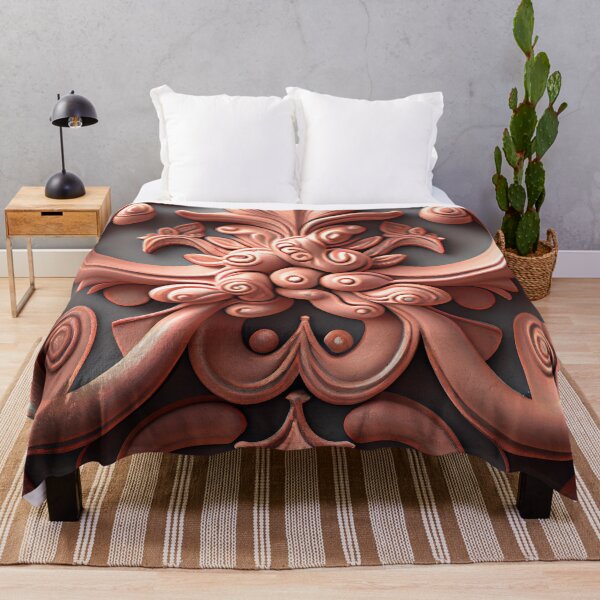 Item preview, Clay Delicate Baroque Industrial Pattern Digital Painting designed and sold by CodeAndColors.