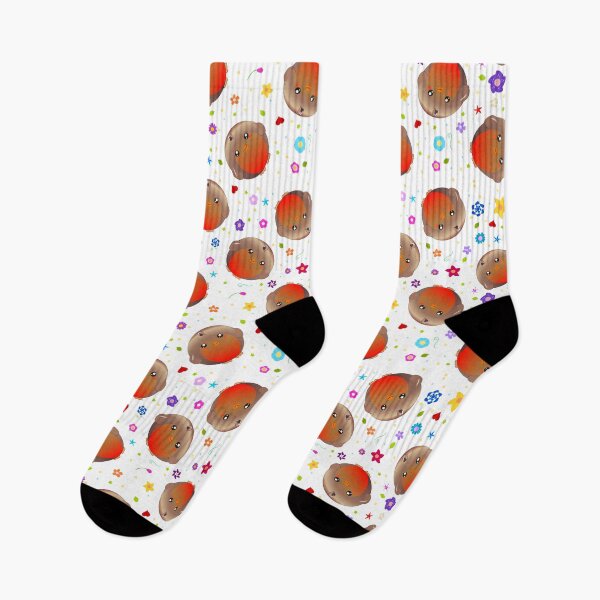 Item preview, Cute Robin Red Breast Pattern with Flowers designed and sold by inspirationzgal.
