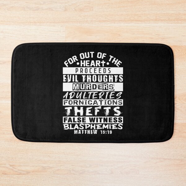 Item preview, Matthew 15:19 Out Of The Heart designed and sold by plushism.