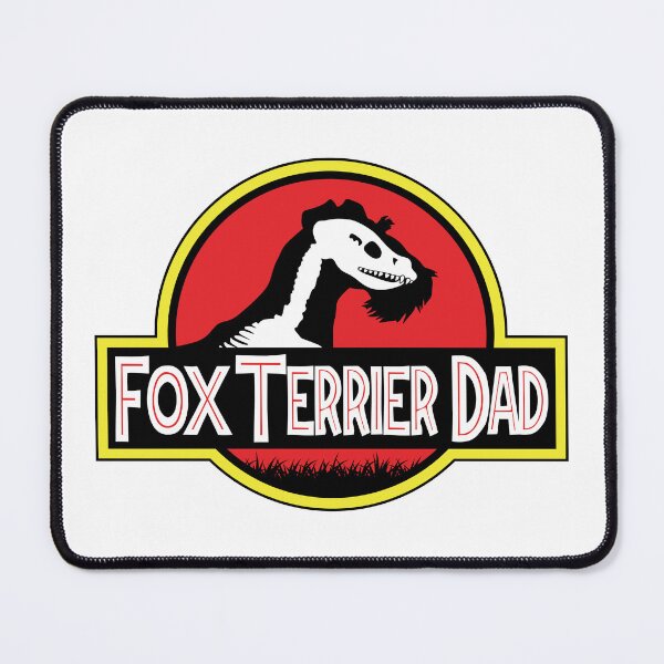 Item preview, (For Bright Background) Jurassic Wire Fox Terrier Dad designed and sold by More Cute Dogs.