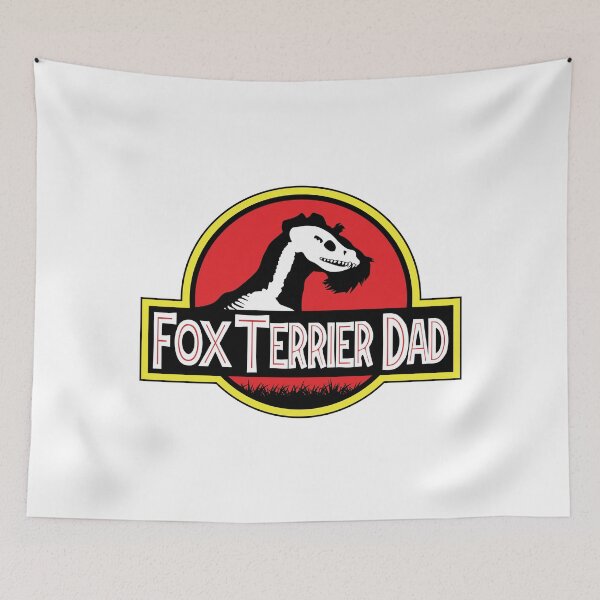 Item preview, (For Bright Background) Jurassic Wire Fox Terrier Dad designed and sold by More Cute Dogs.
