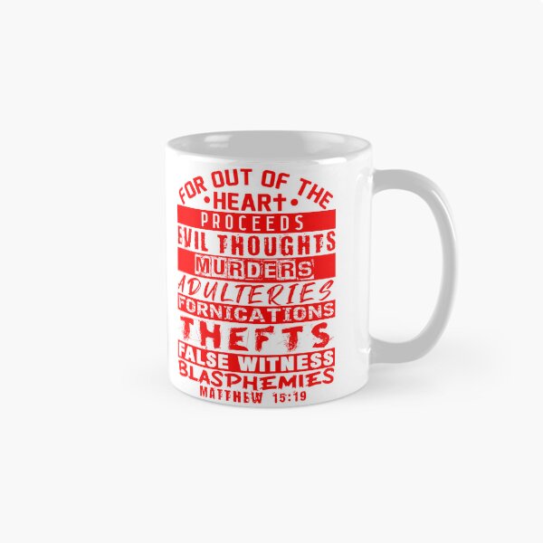 Item preview, Matthew 15:19 Out Of The Heart designed and sold by plushism.