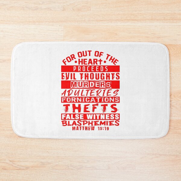 Item preview, Matthew 15:19 Out Of The Heart designed and sold by plushism.