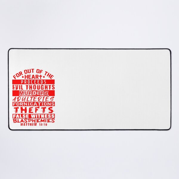 Item preview, Matthew 15:19 Out Of The Heart designed and sold by plushism.