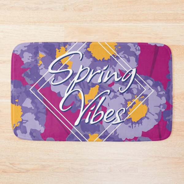 Item preview, Purple and blue Daisy Floral Bloom Spring Vibes designed and sold by withasmiledsgn.