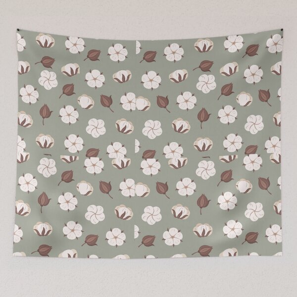 Item preview, Blooming cotton flower 1 designed and sold by SkyisBright.
