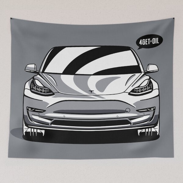 Item preview, Tesla Model 3 Original Fan Art serial number: TM3001BNWS designed and sold by valrusc.