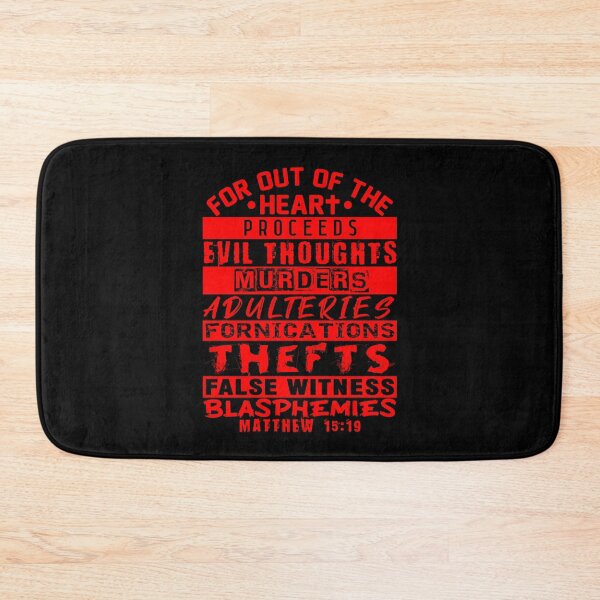 Item preview, Matthew 15:19 Out Of The Heart designed and sold by plushism.