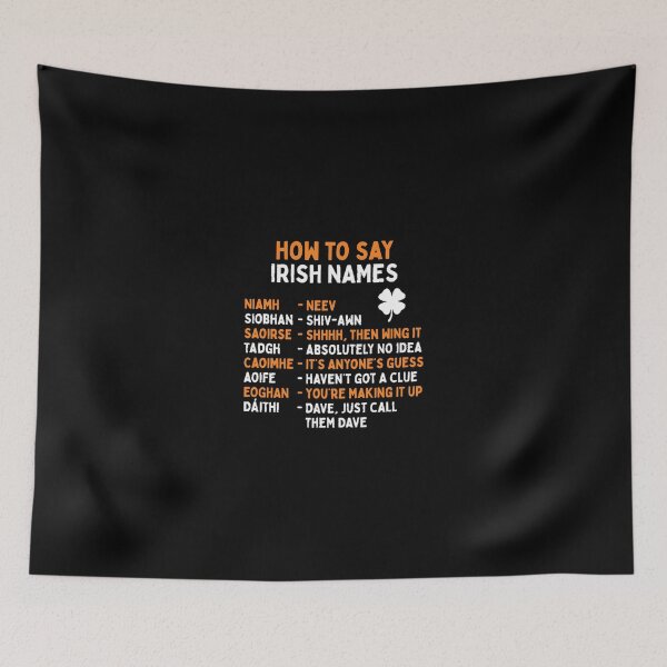 Item preview, How To Say Irish Names designed and sold by CarlosGraham.