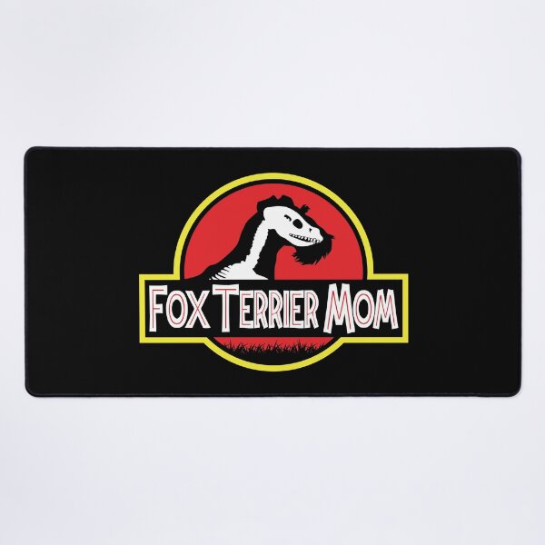 Item preview, (For Dark Background) Jurassic Wire Fox Terrier Mom designed and sold by More Cute Dogs.