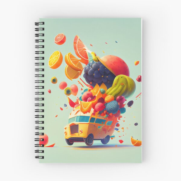 Item preview, The Jovial Fruit Joyride Digital Painting designed and sold by CodeAndColors.