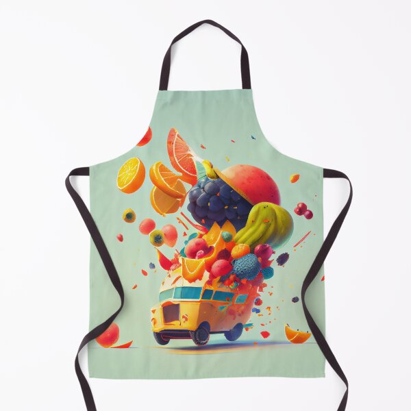 Item preview, The Jovial Fruit Joyride Digital Painting designed and sold by CodeAndColors.