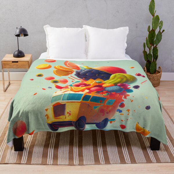 Item preview, The Jovial Fruit Joyride Digital Painting designed and sold by CodeAndColors.