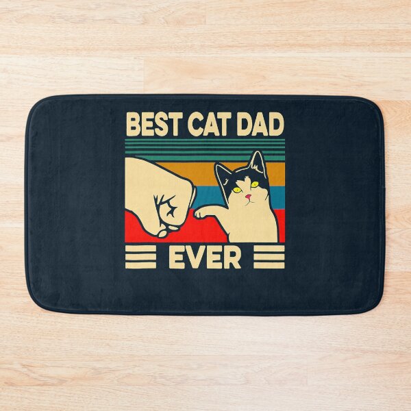 Item preview, Best Cat Dad Ever Vintage Men Bump Fit Fathers  designed and sold by Leon-Alexander.