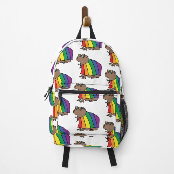 Item preview, Cool Capybara in Pride Cape designed and sold by ellenhenry.