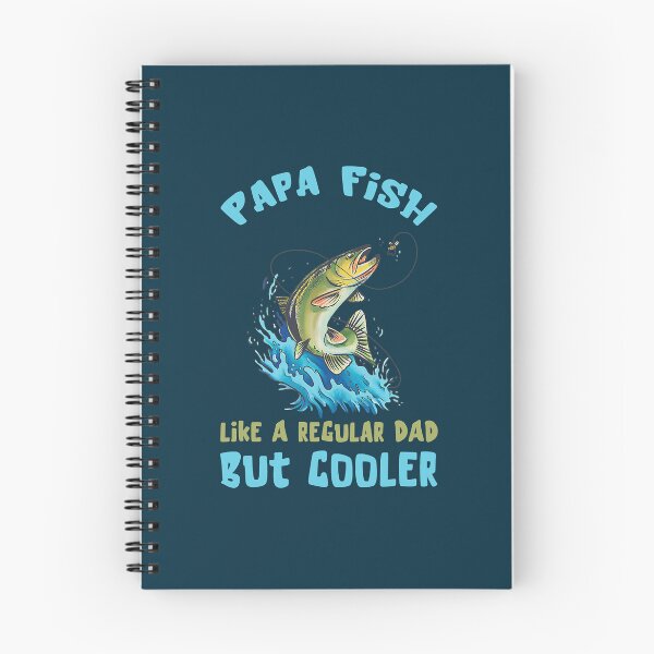 Item preview, Fathers Day Catching Salmon Fish Papa Fishing   designed and sold by Leon-Alexander.