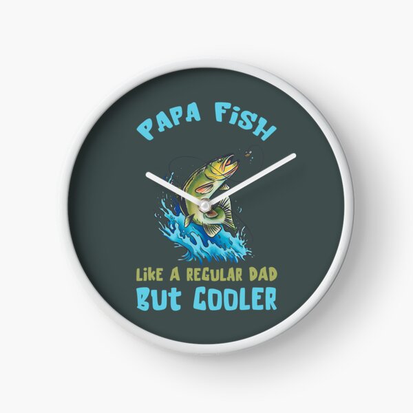 Item preview, Fathers Day Catching Salmon Fish Papa Fishing   designed and sold by Leon-Alexander.