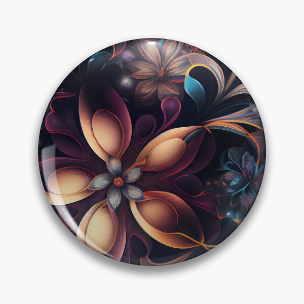 Artikelvorschau, Mystical Organic Designer Abstract Floral Pattern Digital Painting entworfen und verkauft von CodeAndColors.