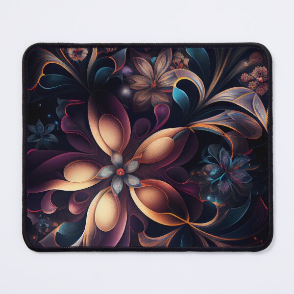 Artikelvorschau, Mystical Organic Designer Abstract Floral Pattern Digital Painting entworfen und verkauft von CodeAndColors.