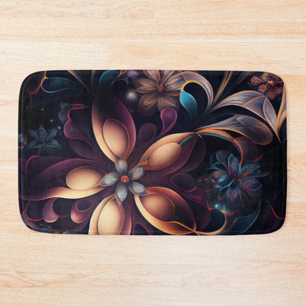 Artikelvorschau, Mystical Organic Designer Abstract Floral Pattern Digital Painting entworfen und verkauft von CodeAndColors.