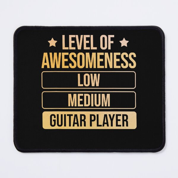 Item preview, Guitarist Level Of Awesomeness Guitar Player   designed and sold by Leon-Alexander.