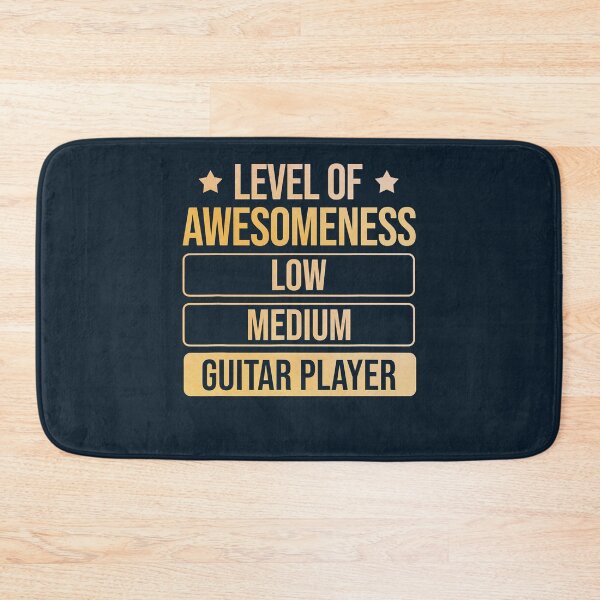 Item preview, Guitarist Level Of Awesomeness Guitar Player   designed and sold by Leon-Alexander.