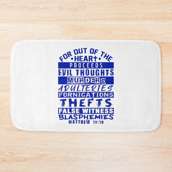 Item preview, Matthew 15:19 Out Of The Heart designed and sold by plushism.