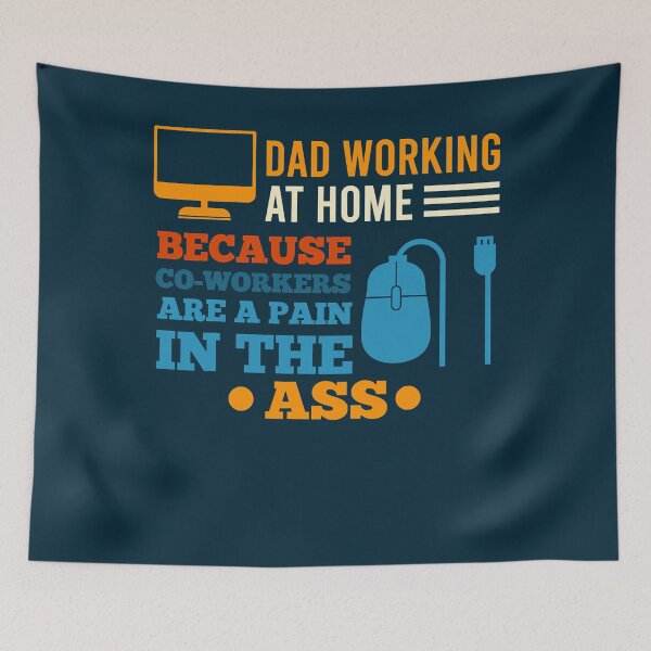Item preview, Home Office Sarcastic Fathers Day Officer Work   designed and sold by Leon-Alexander.