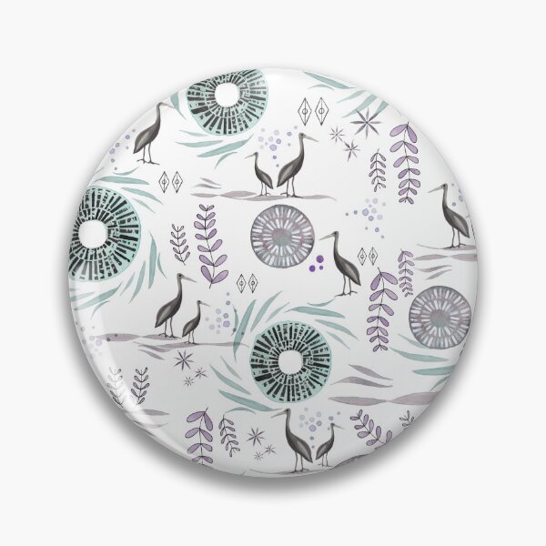 Item preview, Folk Heron Pattern designed and sold by SarahCarltonArt.