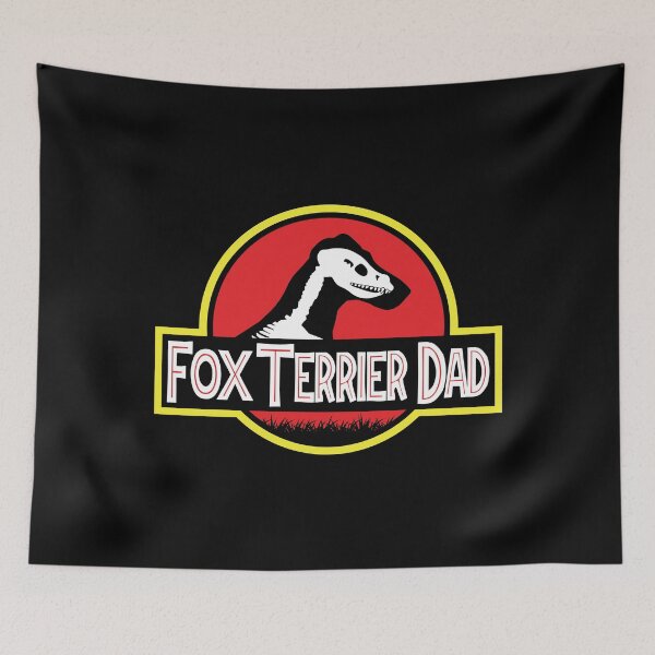 Item preview, (For Dark Background) Jurassic Smooth Fox Terrier Dad designed and sold by More Cute Dogs.