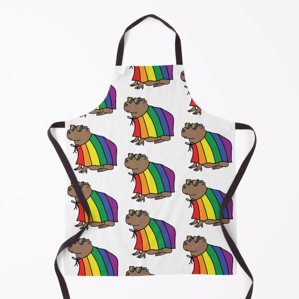 Item preview, Cool Capybara in Pride Cape designed and sold by ellenhenry.