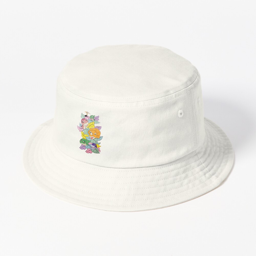 Alotofit Pacifico White Text Embroidered Old School Bucket Hat