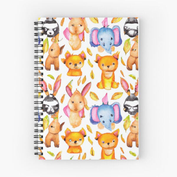 Item preview, Cute animal pattern - watercolor designed and sold by The Iconic Minimalist.