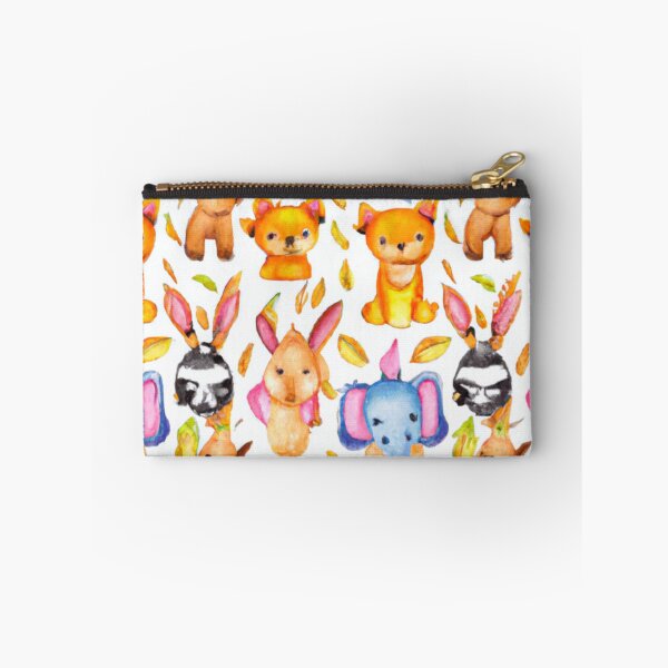 Item preview, Cute animal pattern - watercolor designed and sold by The Iconic Minimalist.