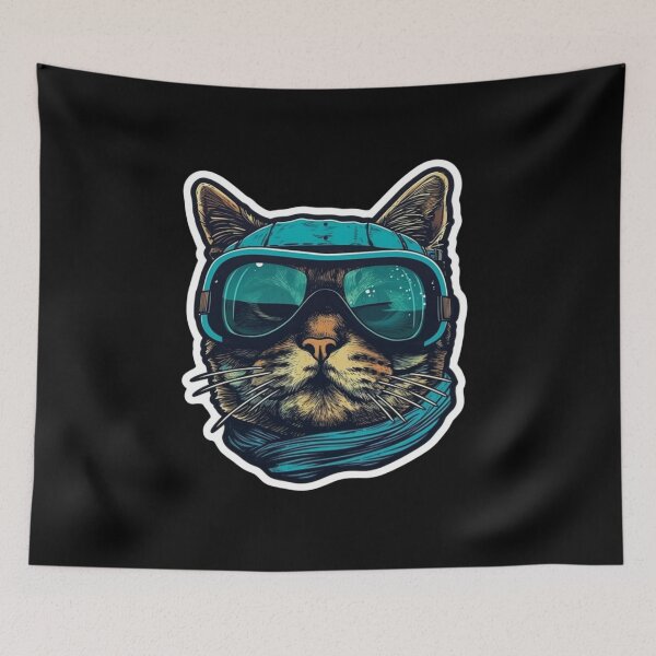 Item preview, Snowboarding Cat designed and sold by c4k5llc.
