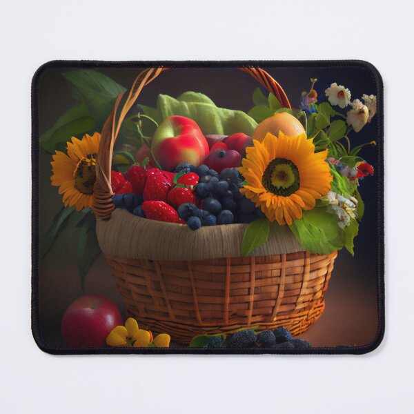 Item preview, Summer Basket Delight Digital Painting designed and sold by CodeAndColors.
