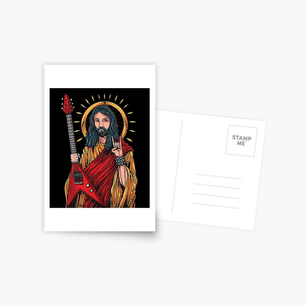 CARTE POSTALE HEUREUSES PAQUES - JESUS ET SES AGNEAUX