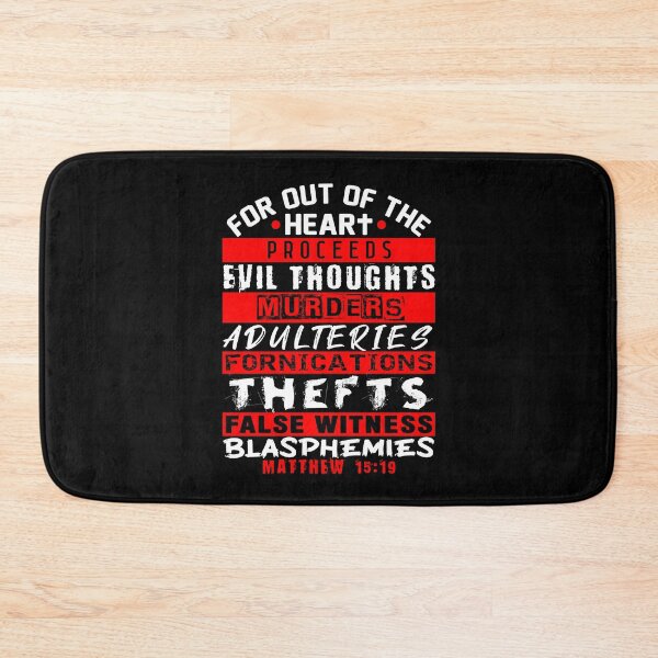Item preview, Matthew 15:19 Out Of The Heart designed and sold by plushism.