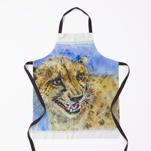Item preview, Portrait of a cheetah in watercolor. designed and sold by Elena Reutova.