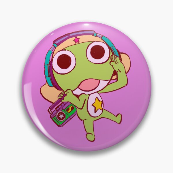 Item preview, I draw pastel keroro jamming with a boombox and headphone / Sergeant Keroro designed and sold by RansRoom.