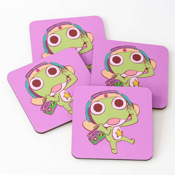 Item preview, I draw pastel keroro jamming with a boombox and headphone / Sergeant Keroro designed and sold by RansRoom.