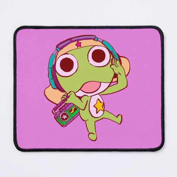Item preview, I draw pastel keroro jamming with a boombox and headphone / Sergeant Keroro designed and sold by RansRoom.