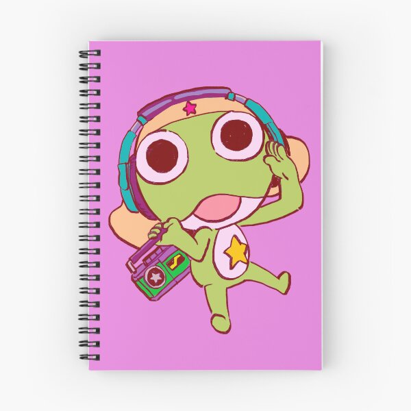 Item preview, I draw pastel keroro jamming with a boombox and headphone / Sergeant Keroro designed and sold by RansRoom.