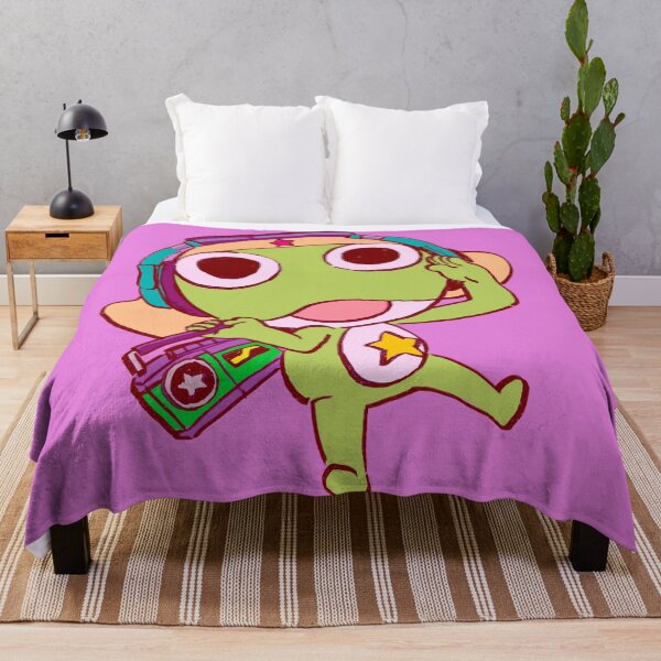 Item preview, I draw pastel keroro jamming with a boombox and headphone / Sergeant Keroro designed and sold by RansRoom.
